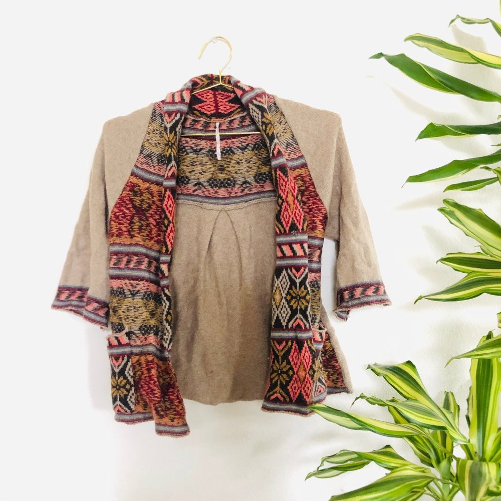 Free People Tribal Cardigan